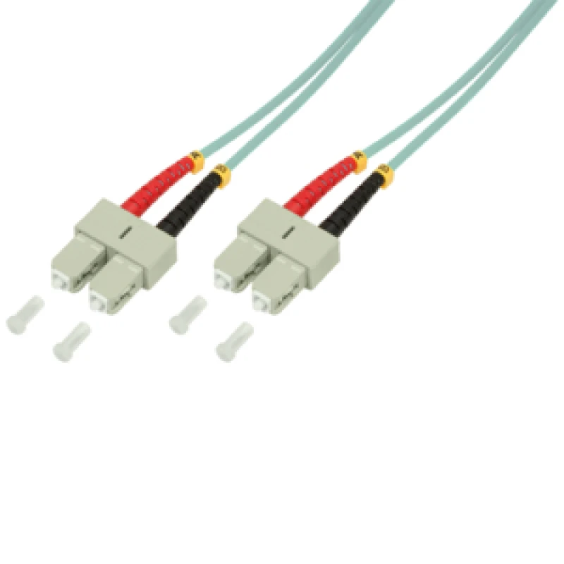 Image of LogiLink 3m SC-SC InfiniBand/fibre optic cable Turquoise