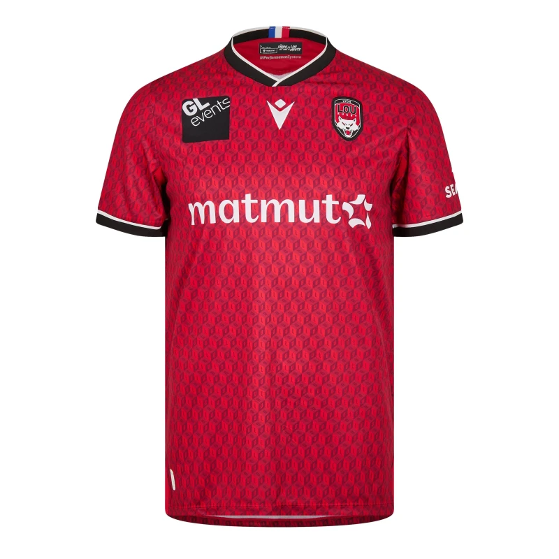 Image of Macron LOU Rugby Shirt 2024 2025 Adults Multi male Medium