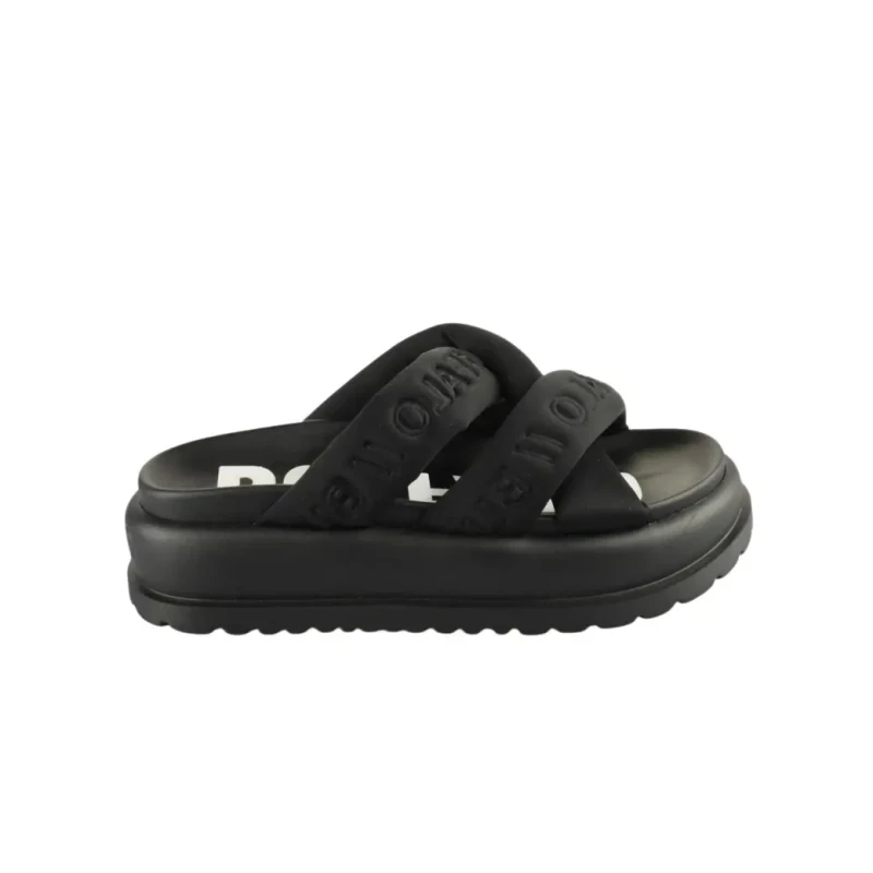 Image of Buffalo Womens sandals Buffalo Palma Cross - Vegan Lycra Noir Female 40