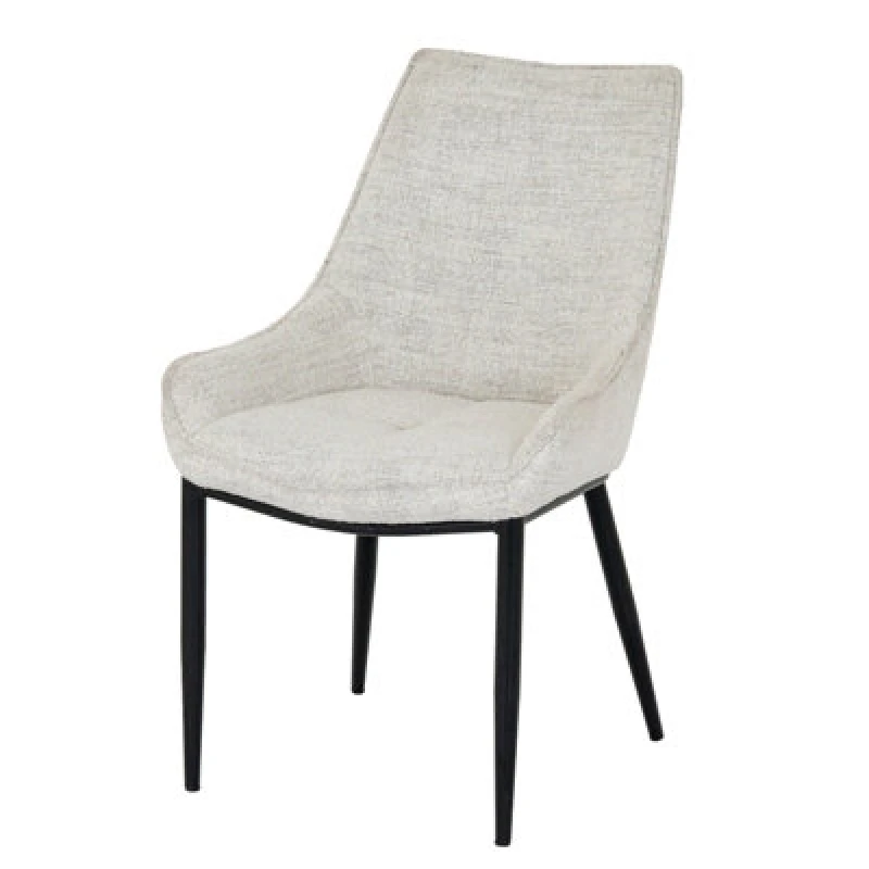 Image of Hill Interiors Zephra Contemporary Dining Chair With Contoured Backrest