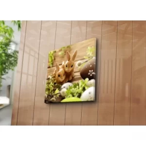 Image of EASC-19 Multicolor Decorative Canvas Painting