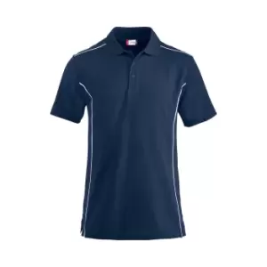 Image of Clique Mens New Conway Polo Shirt (XL) (Dark Navy)