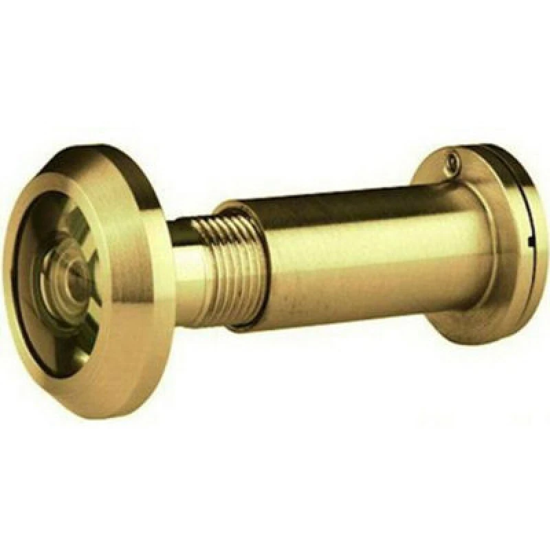 Image of Loops External Door Peephole Crystal Lens 180 Degree Viewing Angle Stainless Brass Metallics