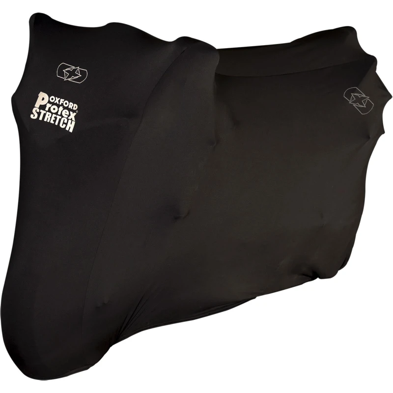 Image of Oxford Protex Stretch-Fit Indoor Motorcycle Cover (Medium) - Black