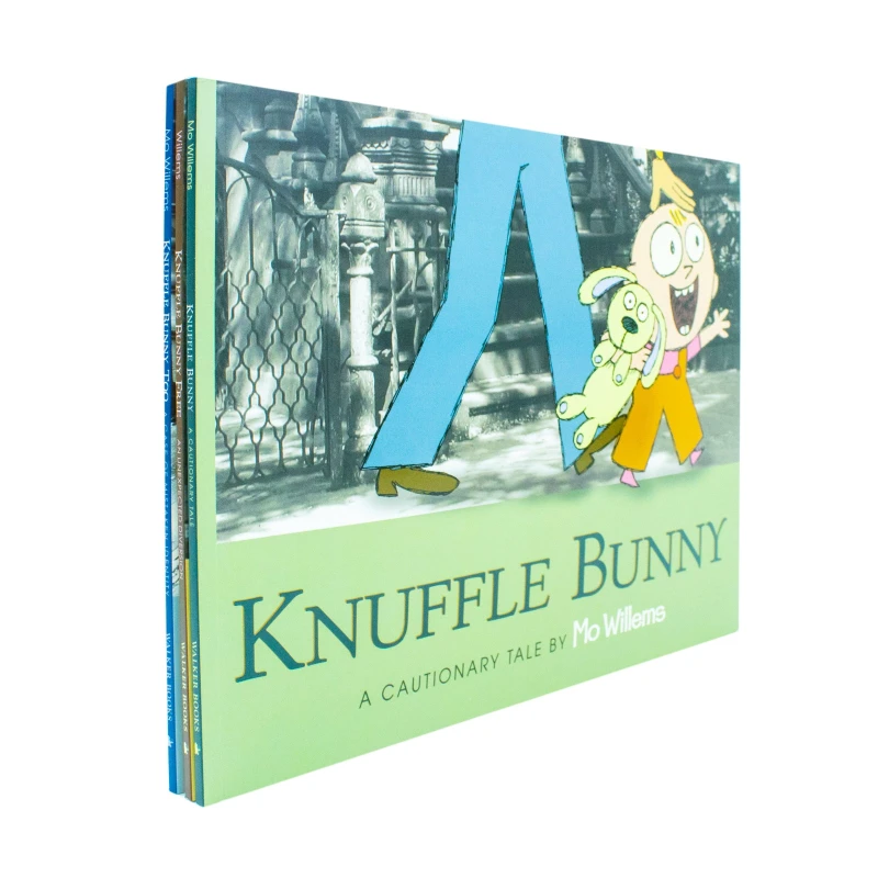 Image of Knuffle Bunny Series Collection 3 Books Set By Mo Willems( Knuffle Bunny, Knuffle Bunny Free,Knuffle Bunny Too ) Mo Willems Books
