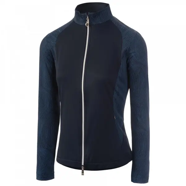 Image of Island Green Ladies Lined Layering Top - Navy/Blue - M