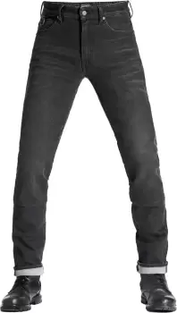 Image of Pando Moto Robby Arm 01 Motorcycle Jeans, black-grey, Size 36, black-grey, Size 36