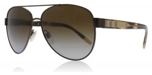 Image of Burberry BE3084 Sunglasses Brushed Brown 1226T5 Polariserade 60mm