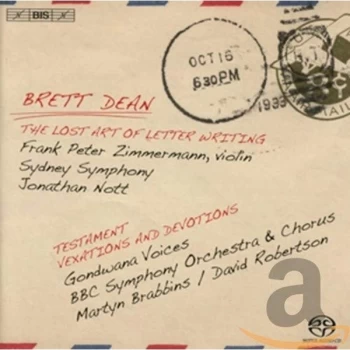 Image of Brett Dean - Brett Dean: The Lost Are of Letter Writing CD