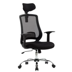 Image of Alphason Florida Mesh High Back Chair - Black