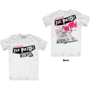 Image of The Sex Pistols - Filthy Lucre Japan Unisex XX-Large T-Shirt - White