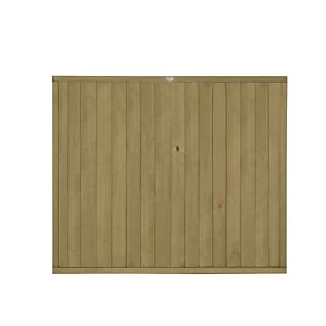 Image of Forest Garden Pressure Treated Tongue & Groove Vertical Fence Panel - 6 x 5ft Pack of 3