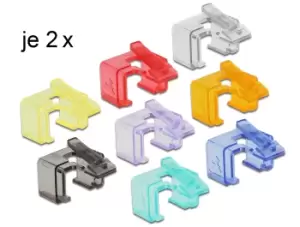 Image of DeLOCK 86420 cable clamp Multicolour 16 pc(s)