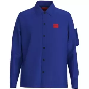 Image of Hugo Elso Medium Blue Overshirt