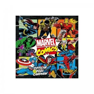 Image of Marvel Comics Classic Square Calendar 2021