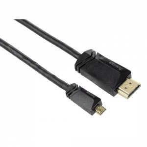 Image of Hama High Speed HDMI Cable Type A plug - Type D plug (micro) Ethernet 1.5m