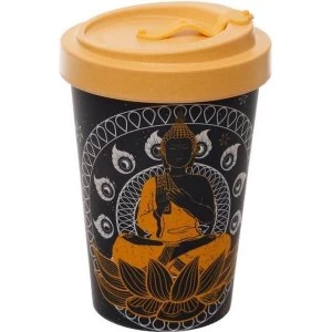 Image of Thai Buddha Reusable Screw Top Bamboo Composite Travel Mug