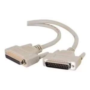 Image of C2G 2m IEEE-1284 DB25 M/F Parallel Printer Extension Cable