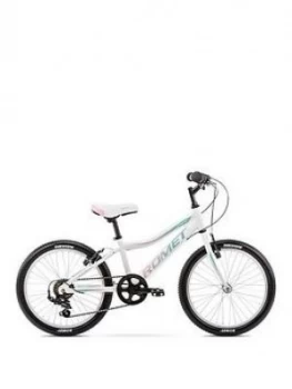 Image of Romet Jolene 20" Girls Alloy Mtb Rigid - White/Green