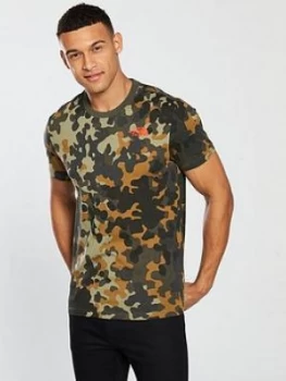 Image of The North Face The North Face Ss Red Box T shirt Camo Size M Men