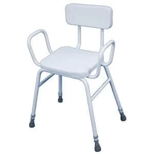 Image of Aidapt Malling Perching Stool with Arms and Padded Back