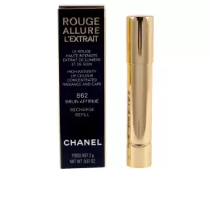 Image of CHANEL ROUGE ALLURE L EXTRAIT lipstick recharge #brun affirme-862 1