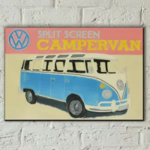 Image of VW split screen campervan 8 x 12 Tile