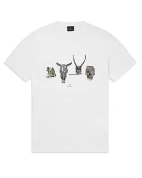 Image of Ps Paul Smith Four Skull Graphic Short Sleeve Tee