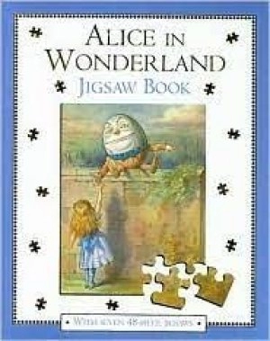 Image of Alice in wonderland jigsaw book by Lewis Carroll