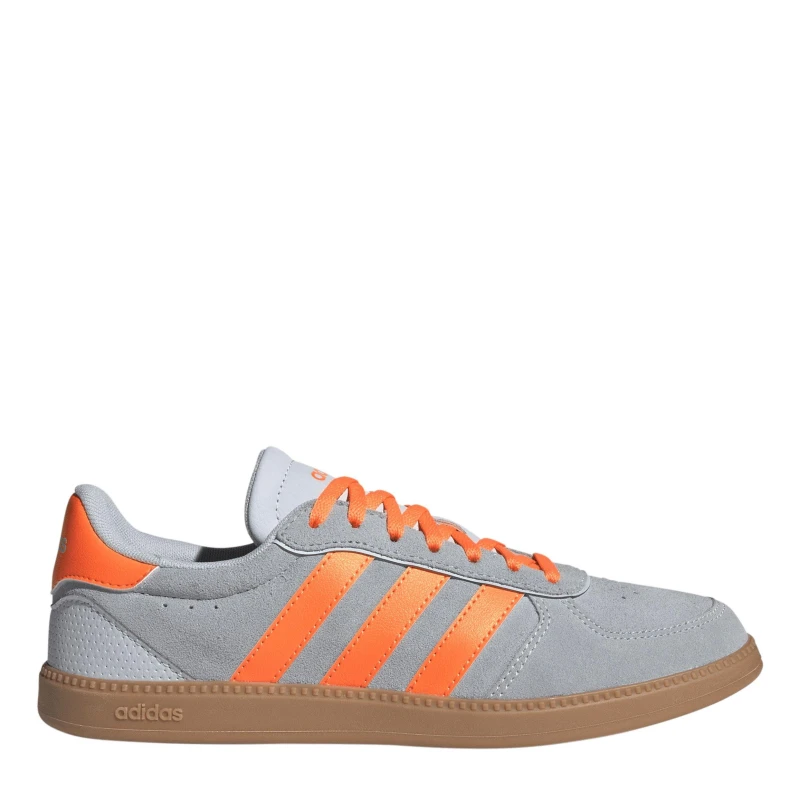 Image of adidas Womens Breaknet Low-Top Trainers Blue/Orange/Gum female 8 (42)