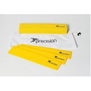 Image of Precision Rectangular Shaped Rubber Markers Yellow (Set of 15)
