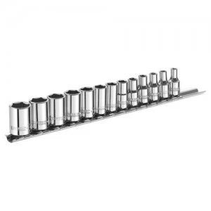 Image of Expert by Facom 13 Piece 1/4" Drive Hex Socket Set Metric 1/4"