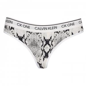 Image of Calvin Klein One Cot Thong - SNAKE HEATH935
