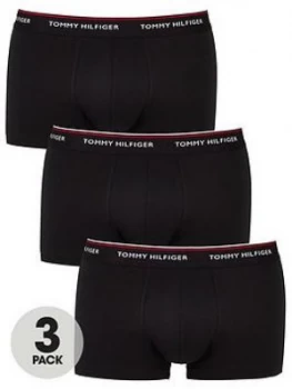 Image of Tommy Hilfiger Three Pack HipsterTrunk - Black Size M Men