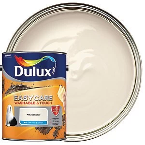 Image of Dulux Easycare Washable & Tough Natural Calico Matt Emulsion Paint 5L