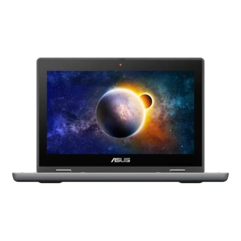 Image of ASUS BR1100F Notebook - 11.6" Intel Celeron N4500 - 4GB - 64GB SSD - Windows 10 Pro - Dark Grey