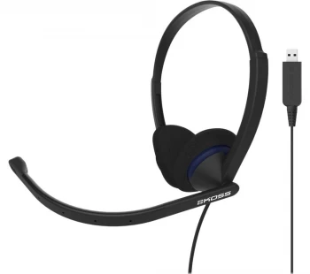 Image of KOSS CS200-USB Headset - Black