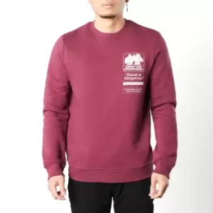 Image of Teenage Mutant Ninja Turtles Burgundy Bebop And Rocksteady Sweatshirt