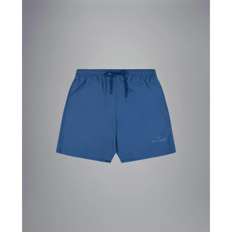 Image of Paul And Shark Mens Sea Quick-Drying Swim Shorts Air Force Blue male S