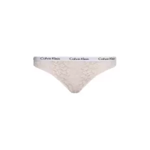 Image of Calvin Klein Caros Lace Brazilian Briefs - Pink