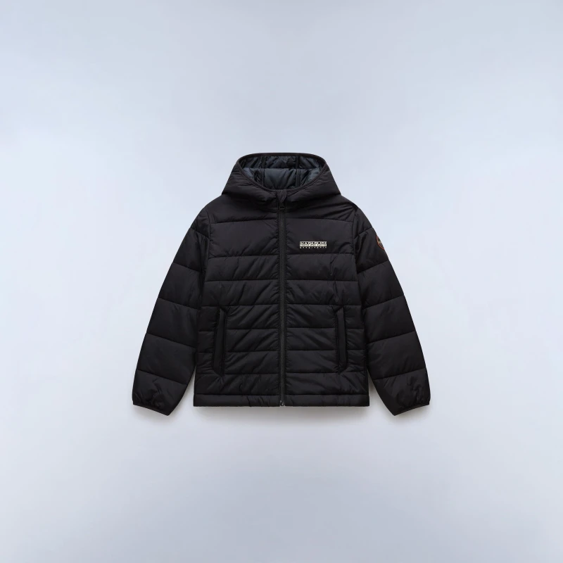 Image of Napapijri Kids Napa Gesar Insulated Short Puffer Jacket Black Beaut 941 male 12Y