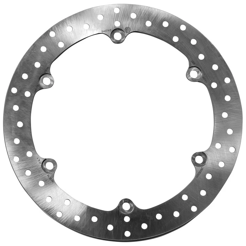 Image of BREMBO 68B407K3 Brake disc PRIME - Serie-Oro - Fixed Disc Front, Perforated Brake Disc (82)