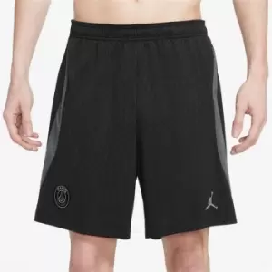 Image of Nike Saint-Germain Strike Third Mens Jordan Dri-FIT Soccer Knit Shorts - Black