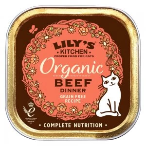 Image of Lily's Kitchen Organic Beef Dinner for Cats - Saver Pack: 38 x 85g