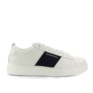Image of Emporio Armani Leather Cupsole Trainers White Size 7 Women