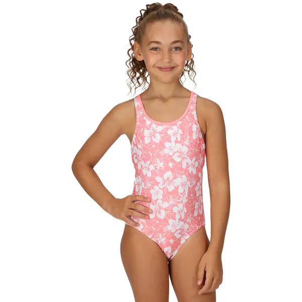 Image of Regatta Girls Katrisse Quick Dry One Piece Swimming Costume 11-12 Years - Waist 65-67cm (Height 146-152cm)