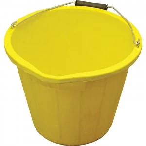 Image of Faithfull General Purpose Bucket 14l Yellow