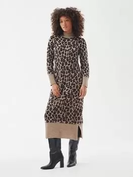 Image of Barbour International Agusta Midi Knitted Dress - Multi
