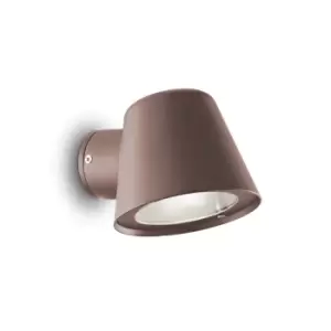 Image of Gas Outdoor Wall Downlight Lamp 1 Light Coffee IP43, GU10