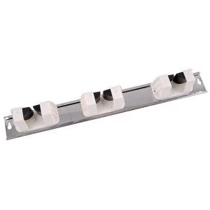 Image of Robert Scott Sons Wall Tidy Broom Clip For 3 x Broom Handles